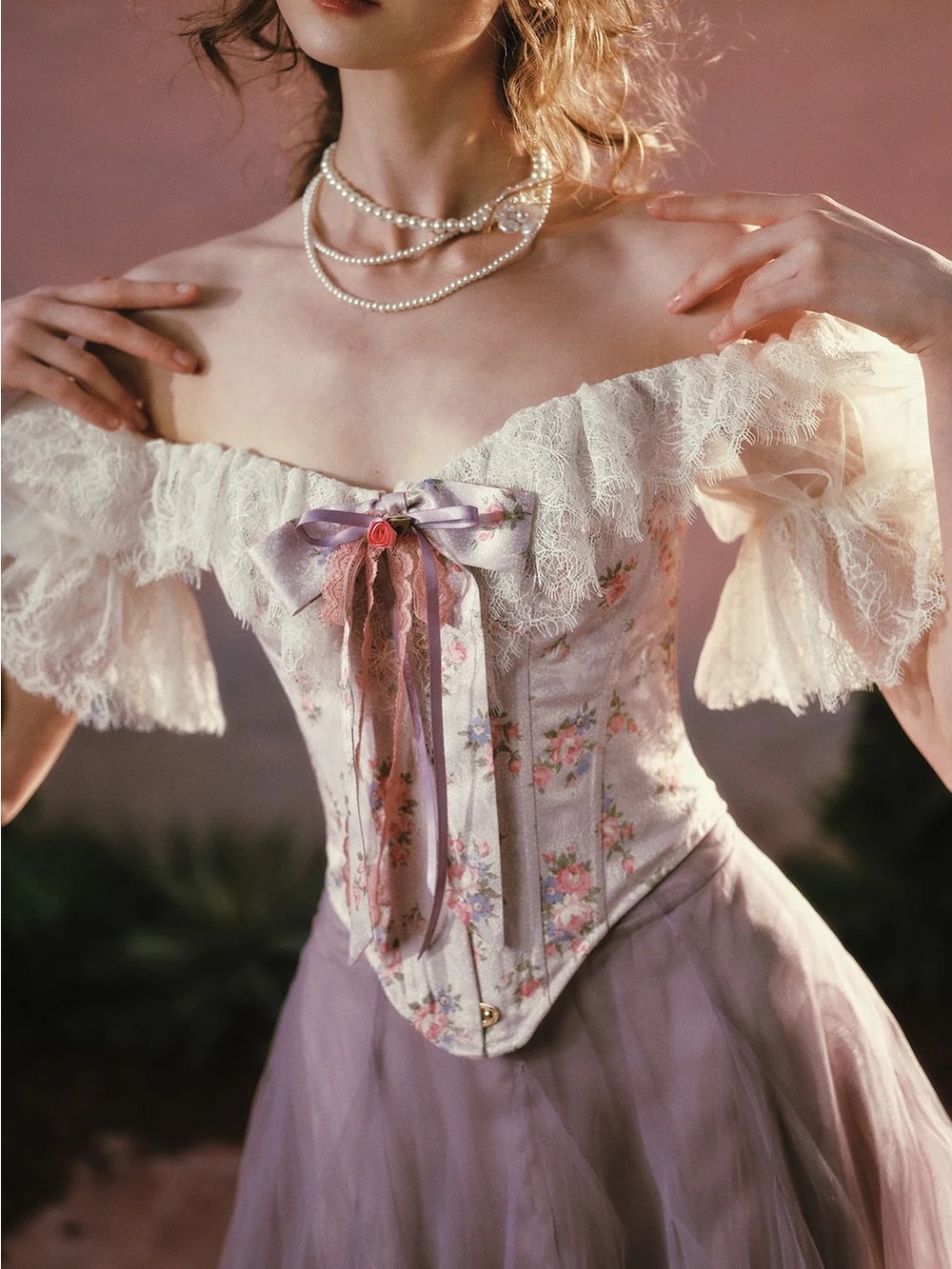 NEW LaceMade Starlit Fairy Tale Corset Top Size S